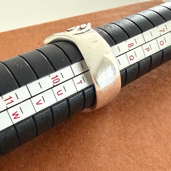 HTF Vintage Silpada Floral Vine Holy Trinity Sterling Silver Ring R1686-8-1/2 - Picture 8 of 11